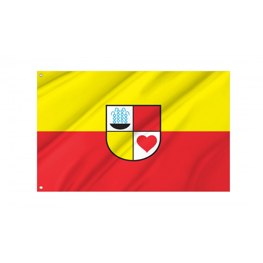Flag Of Kudowa-Zdroj, Patriotic Flags, Unique Design Print, Flags For Indoor & Outdoor Use - High Quality Poland for Indoor and Outdoor Use