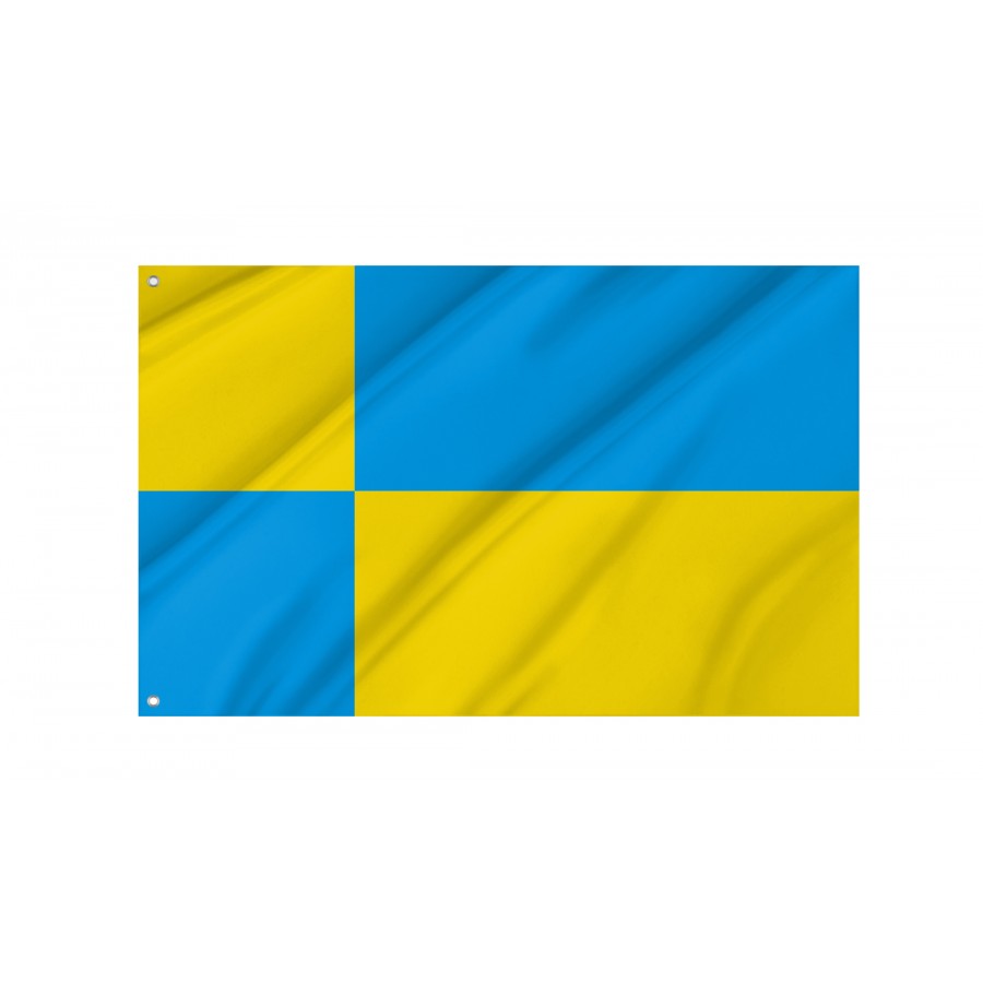 Flag Of Kutno, Patriotic Flags, Unique Design Print, Flags For Indoor & Outdoor Use - High Quality Poland for Indoor and Outdoor Use
