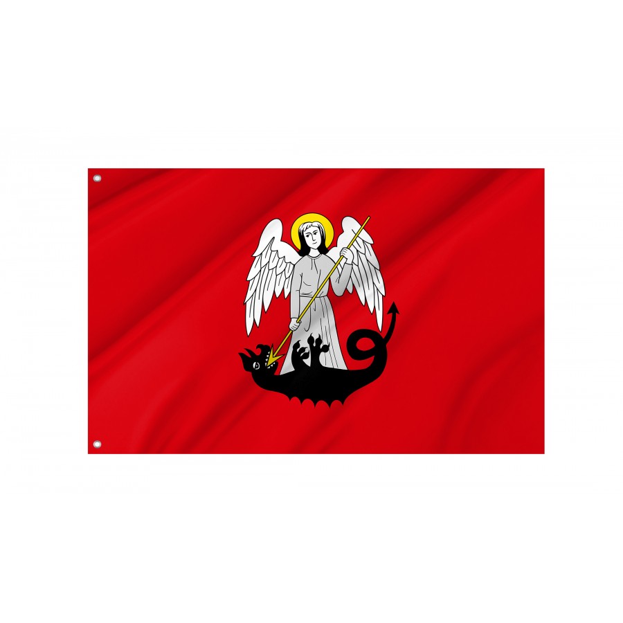 Flag Of Lancut, Patriotic Flags, Unique Design Print, Flags For Indoor & Outdoor Use - High Quality Poland for Indoor and Outdoor Use