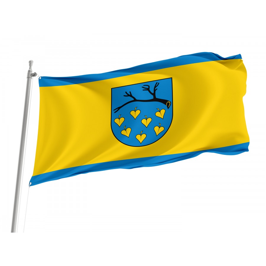 Flag Of Laziska Gorne, Patriotic Flags, Unique Design Print, Flags For Indoor & Outdoor Use - High Quality Poland for Indoor and Outdoor Use