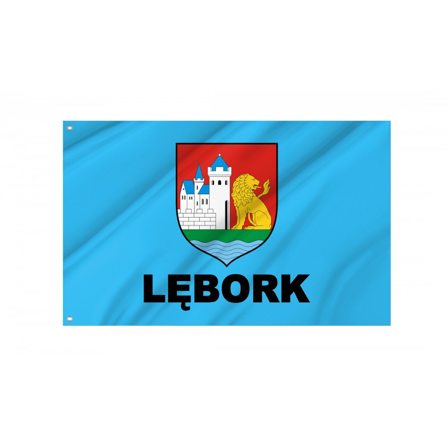 Flag Of Lebork, Patriotic Flags, Unique Design Print, Flags For Indoor & Outdoor Use - High Quality Poland for Indoor and Outdoor Use