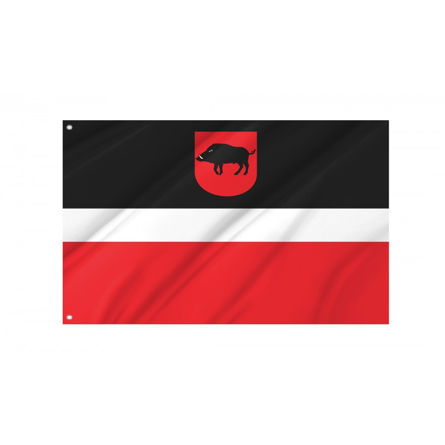 Flag Of Leczna, Patriotic Flags, Unique Design Print, Flags For Indoor & Outdoor Use - High Quality Poland for Indoor and Outdoor Use