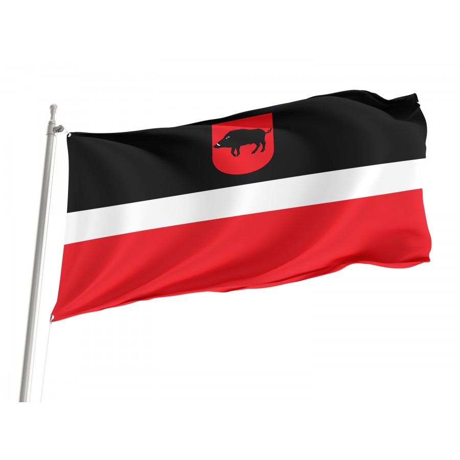 Flag Of Leczna, Patriotic Flags, Unique Design Print, Flags For Indoor & Outdoor Use - High Quality Poland for Indoor and Outdoor Use