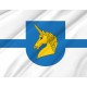 Flag of Lidzbark Welski, Patriotic Flags, Unique Design Print, Flags for Indoor & Outdoor Use - Imagine 2