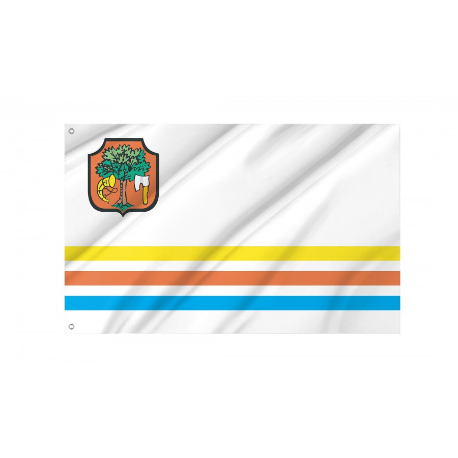 Flag Of Limanowa, Patriotic Flags, Unique Design Print, Flags For Indoor & Outdoor Use - High Quality Poland for Indoor and Outdoor Use
