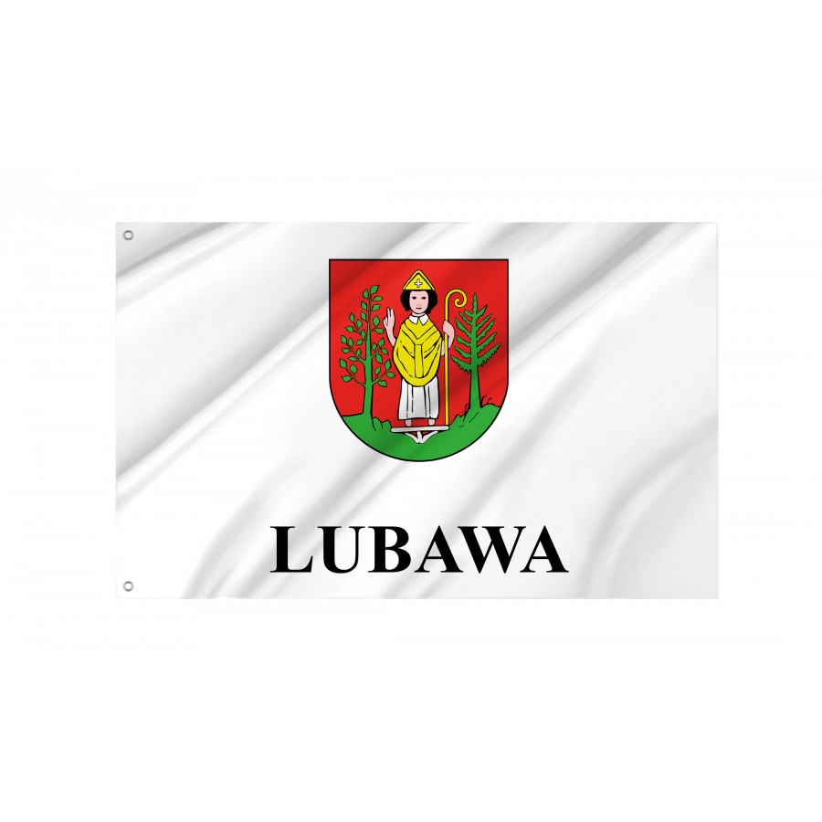Flag Of Lubawa, Patriotic Flags, Unique Design Print, Flags For Indoor & Outdoor Use - High Quality Poland for Indoor and Outdoor Use