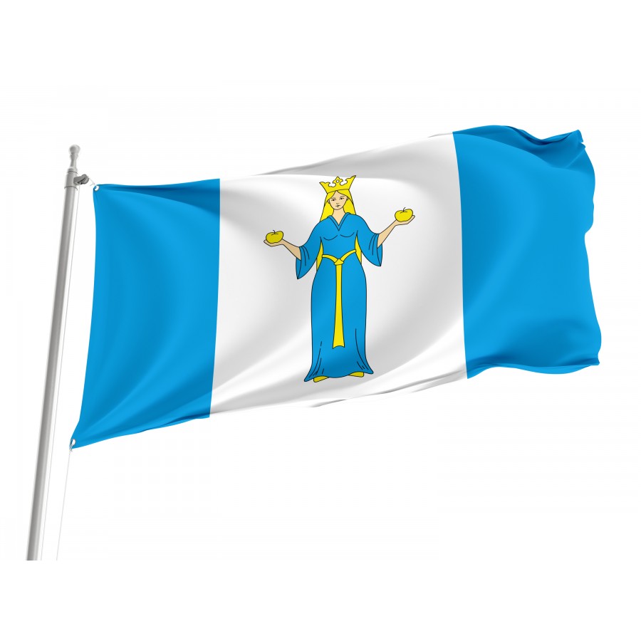 Flag Of Lubniewice, Patriotic Flags, Unique Design Print, Flags For Indoor & Outdoor Use - High Quality Poland for Indoor and Outdoor Use