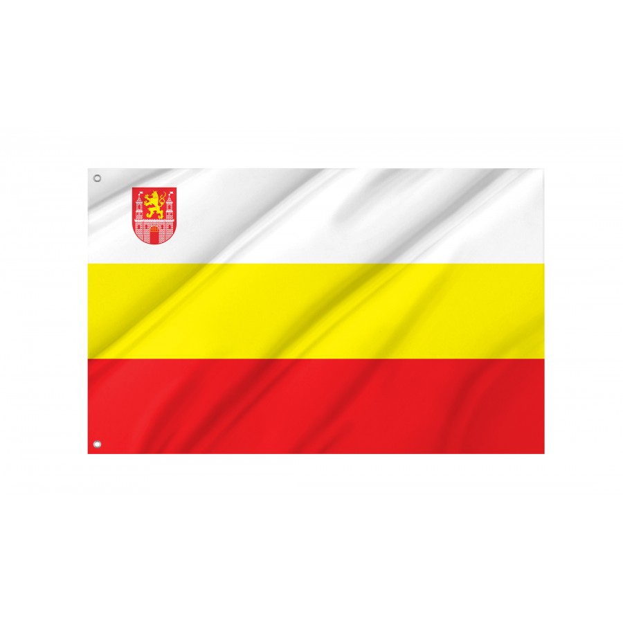 Flag Of Lubsko, Patriotic Flags, Unique Design Print, Flags For Indoor & Outdoor Use - High Quality Poland for Indoor and Outdoor Use