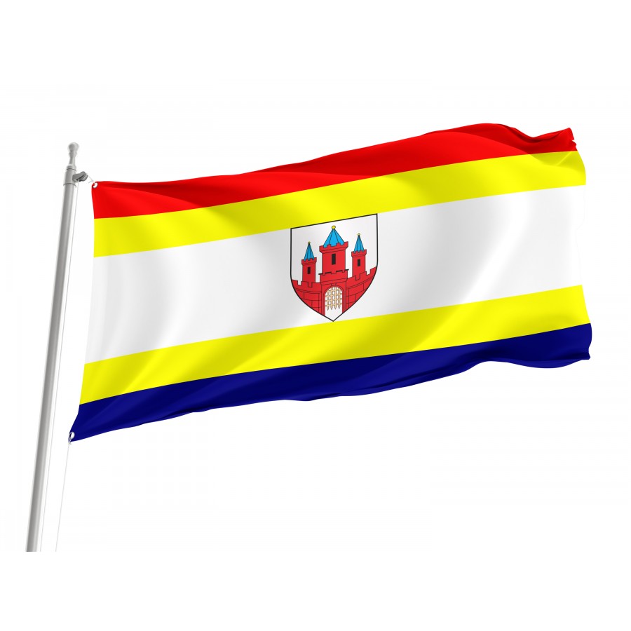 Flag Of Malbork, Patriotic Flags, Unique Design Print, Flags For Indoor & Outdoor Use - High Quality Poland for Indoor and Outdoor Use