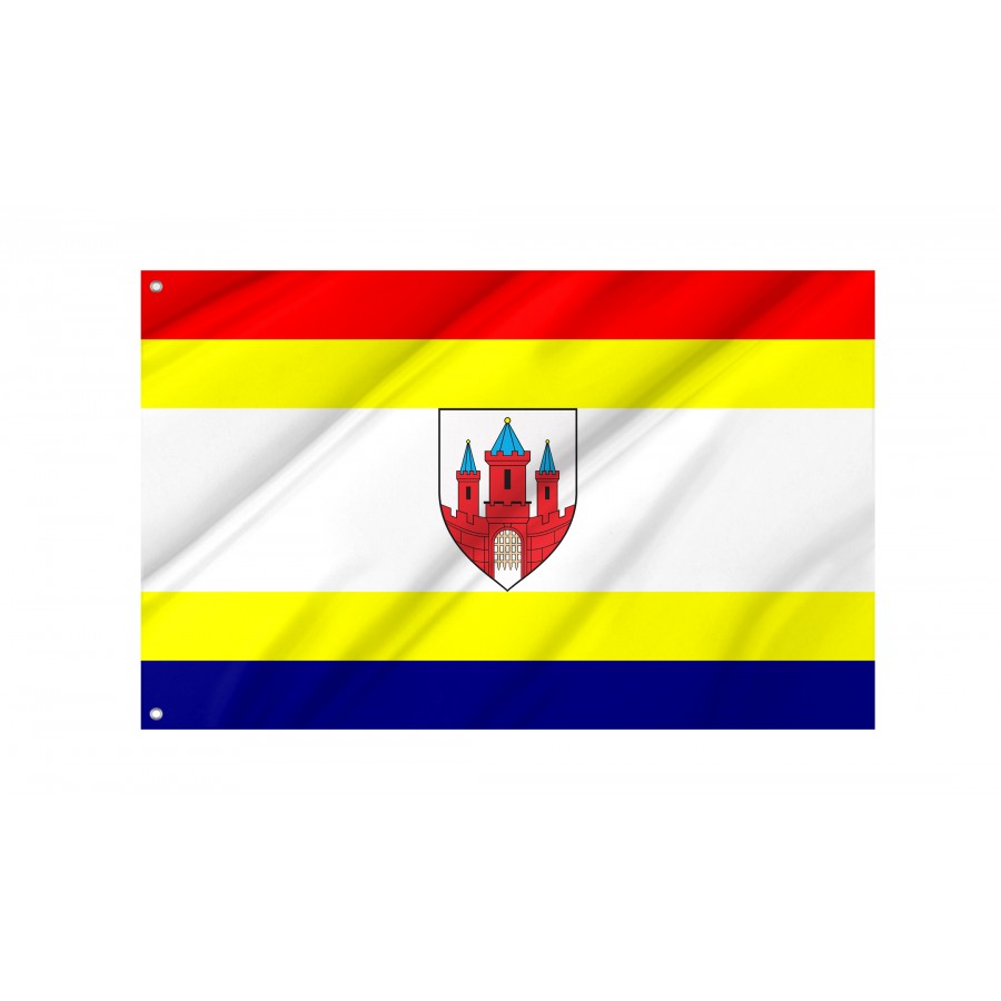 Flag Of Malbork, Patriotic Flags, Unique Design Print, Flags For Indoor & Outdoor Use - High Quality Poland for Indoor and Outdoor Use