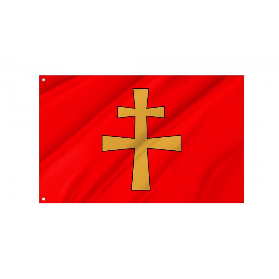 Flag Of Malogoszcz, Patriotic Flags, Unique Design Print, Flags For Indoor & Outdoor Use - High Quality Poland for Indoor and Outdoor Use