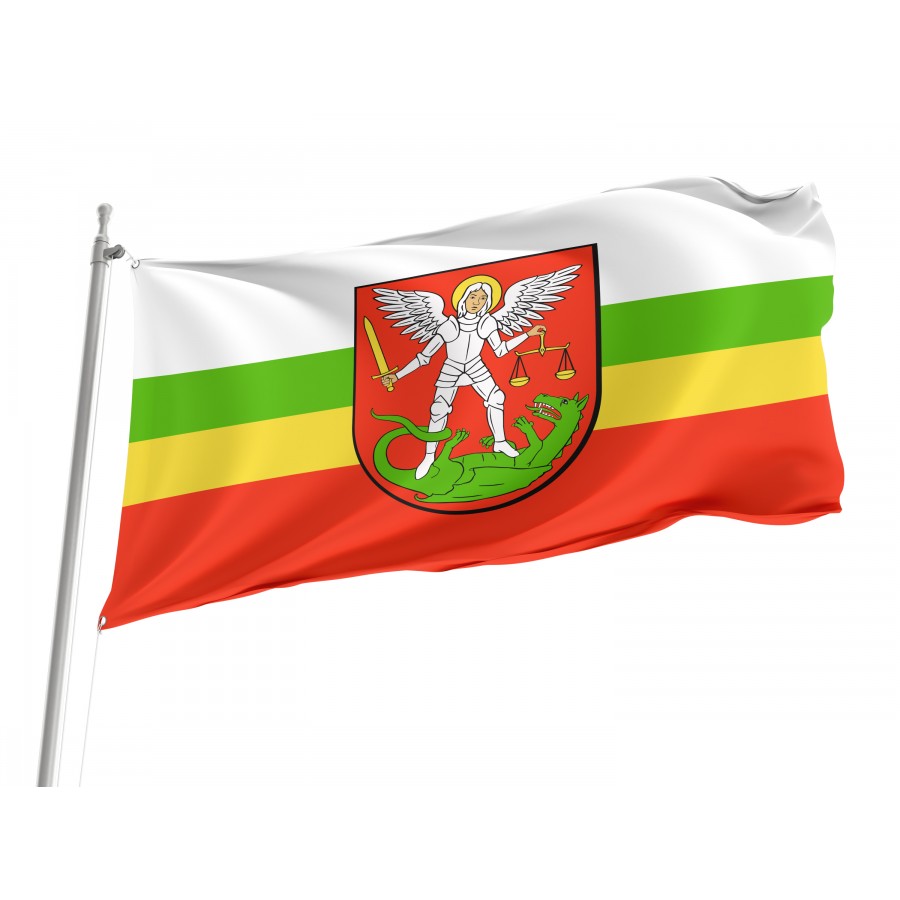 Flag Of Miasta Biala Podlaska, Patriotic Flags, Unique Design Print, Flags For Indoor & Outdoor Use - High Quality Poland for Indoor and Outdoor Use