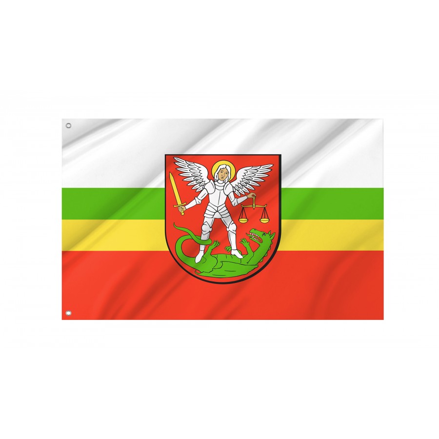 Flag Of Miasta Biala Podlaska, Patriotic Flags, Unique Design Print, Flags For Indoor & Outdoor Use - High Quality Poland for Indoor and Outdoor Use