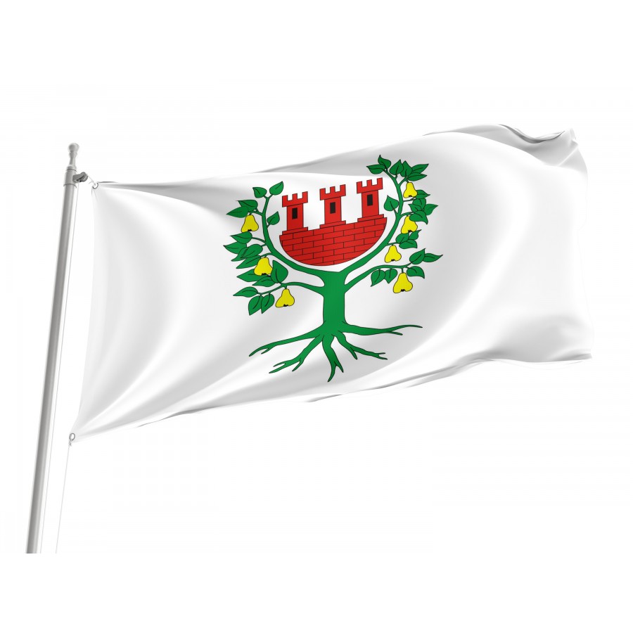 Flag Of Miedzychod, Patriotic Flags, Unique Design Print, Flags For Indoor & Outdoor Use - High Quality Poland for Indoor and Outdoor Use