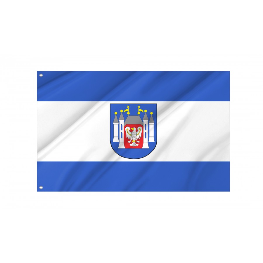 Flag Of Miedzyrzecz, Patriotic Flags, Unique Design Print, Flags For Indoor & Outdoor Use - High Quality Poland for Indoor and Outdoor Use