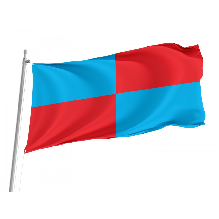 Flag Of Miroslawiec, Patriotic Flags, Unique Design Print, Flags For Indoor & Outdoor Use - High Quality Poland for Indoor and Outdoor Use