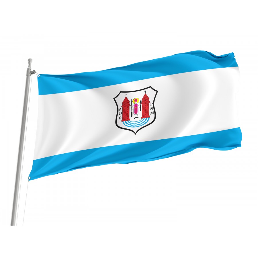 Flag Of Mlawa, Patriotic Flags, Unique Design Print, Flags For Indoor & Outdoor Use - High Quality Poland for Indoor and Outdoor Use