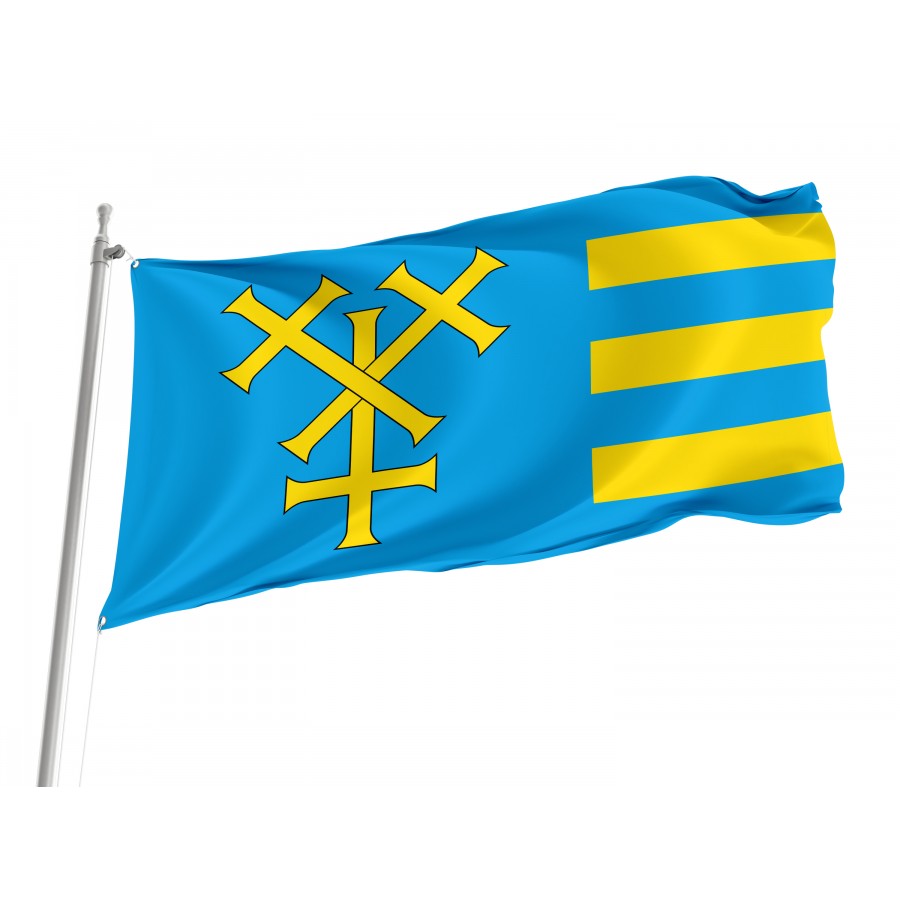 Flag Of Mogilno, Patriotic Flags, Unique Design Print, Flags For Indoor & Outdoor Use - High Quality Poland for Indoor and Outdoor Use