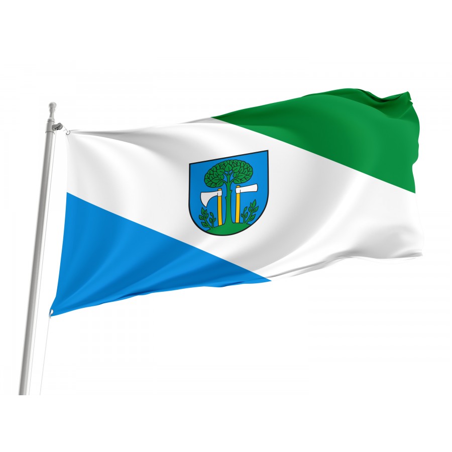 Flag Of Myslenice, Patriotic Flags, Unique Design Print, Flags For Indoor & Outdoor Use - High Quality Poland for Indoor and Outdoor Use