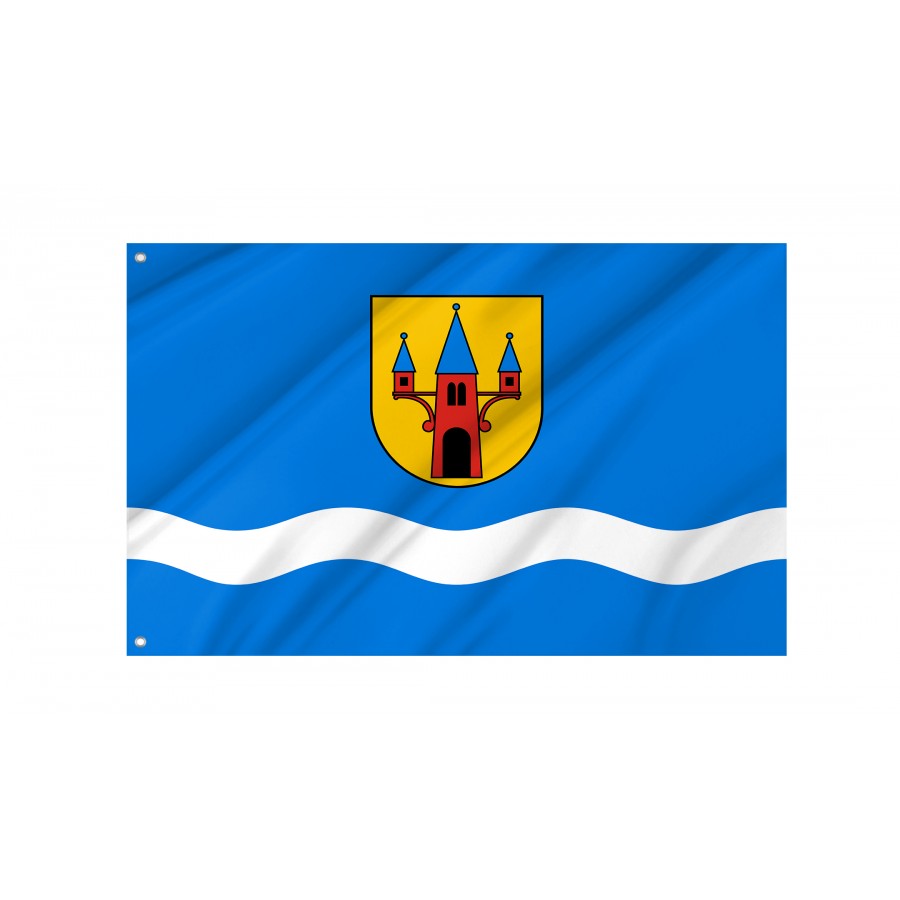 Flag Of Naklo Nad Notecia, Patriotic Flags, Unique Design Print, Flags For Indoor & Outdoor Use - High Quality Poland for Indoor and Outdoor Use