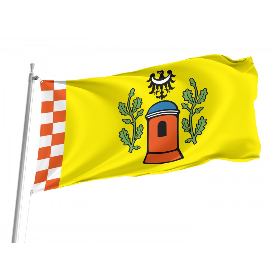 Flag Of Niemcza, Patriotic Flags, Unique Design Print, Flags For Indoor & Outdoor Use - High Quality Poland for Indoor and Outdoor Use