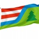 Flag of Nisko, Patriotic Flags, Unique Design Print, Flags for Indoor & Outdoor Use - Imagine 1