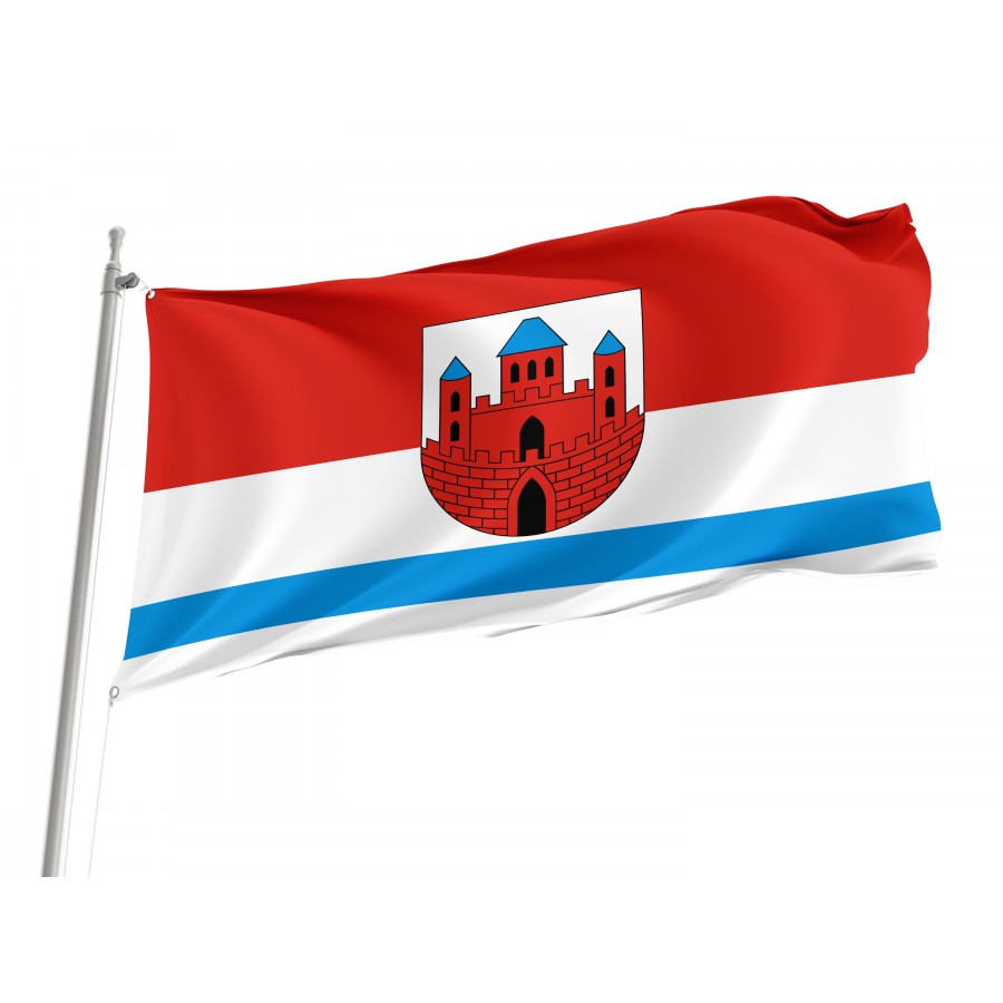 Flag Of Nowe, Patriotic Flags, Unique Design Print, Flags For Indoor & Outdoor Use - High Quality Poland for Indoor and Outdoor Use