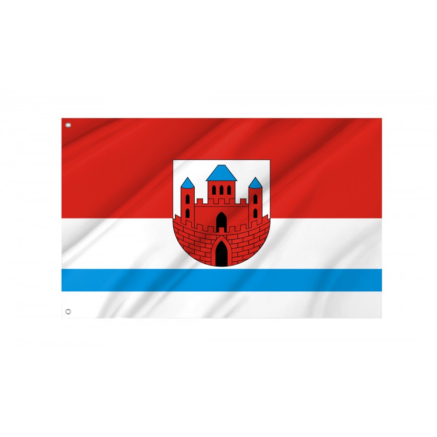 Flag Of Nowe, Patriotic Flags, Unique Design Print, Flags For Indoor & Outdoor Use - High Quality Poland for Indoor and Outdoor Use