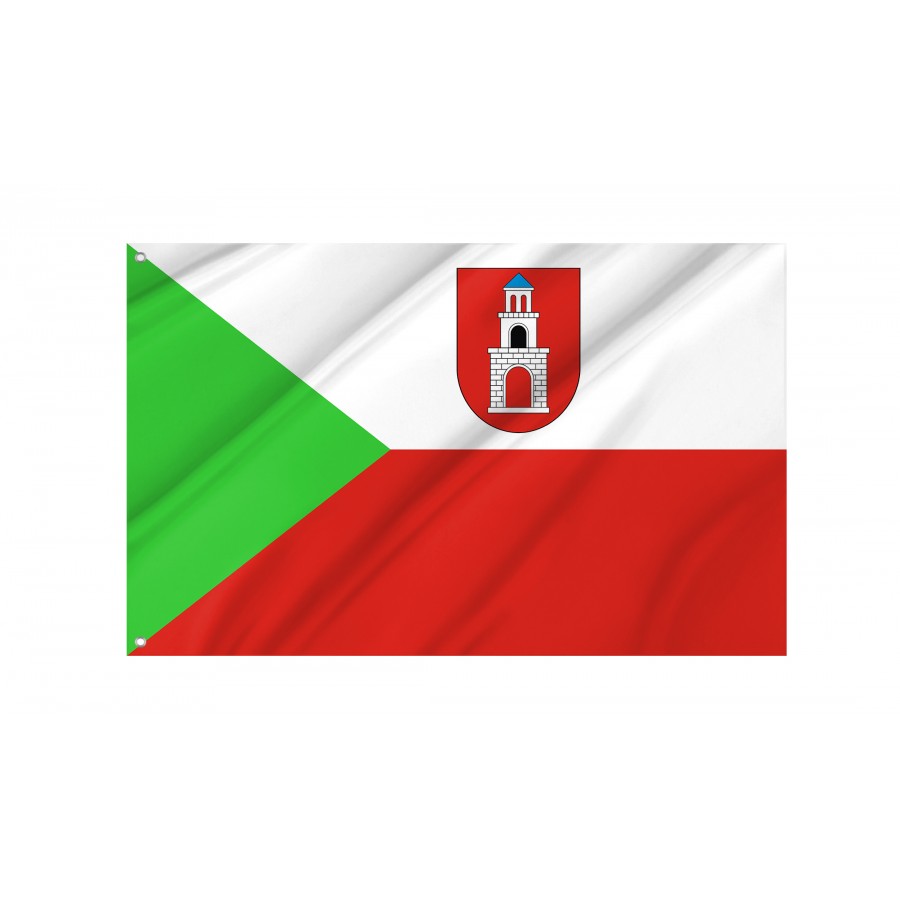 Flag Of Odolanow, Patriotic Flags, Unique Design Print, Flags For Indoor & Outdoor Use - High Quality Poland for Indoor and Outdoor Use