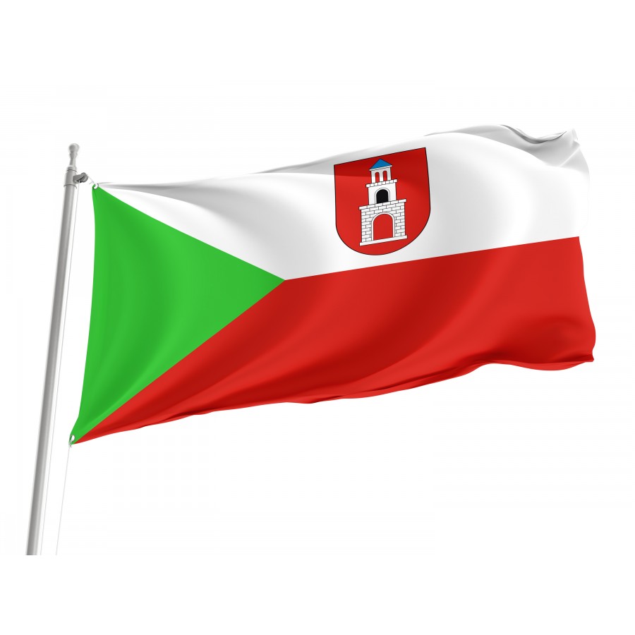 Flag Of Odolanow, Patriotic Flags, Unique Design Print, Flags For Indoor & Outdoor Use - High Quality Poland for Indoor and Outdoor Use
