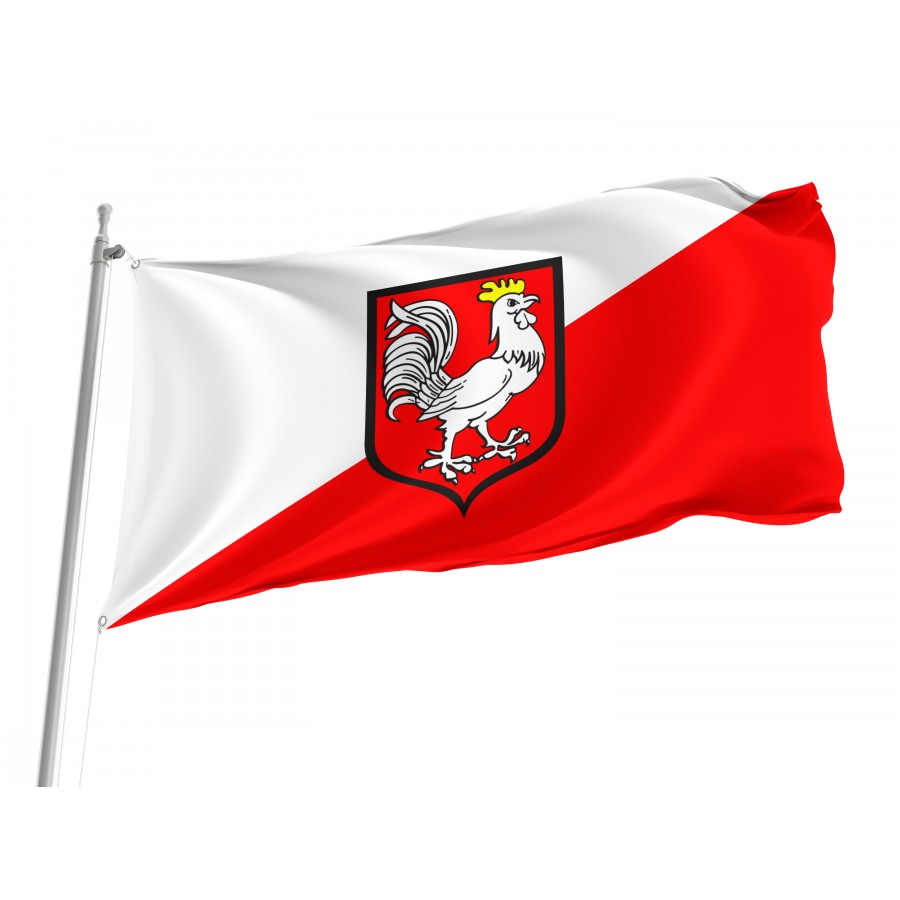 Flag Of Olawa, Patriotic Flags, Unique Design Print, Flags For Indoor & Outdoor Use - High Quality Poland for Indoor and Outdoor Use