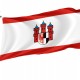 Flag of Olecko, Patriotic Flags, Unique Design Print, Flags for Indoor & Outdoor Use - Imagine 1