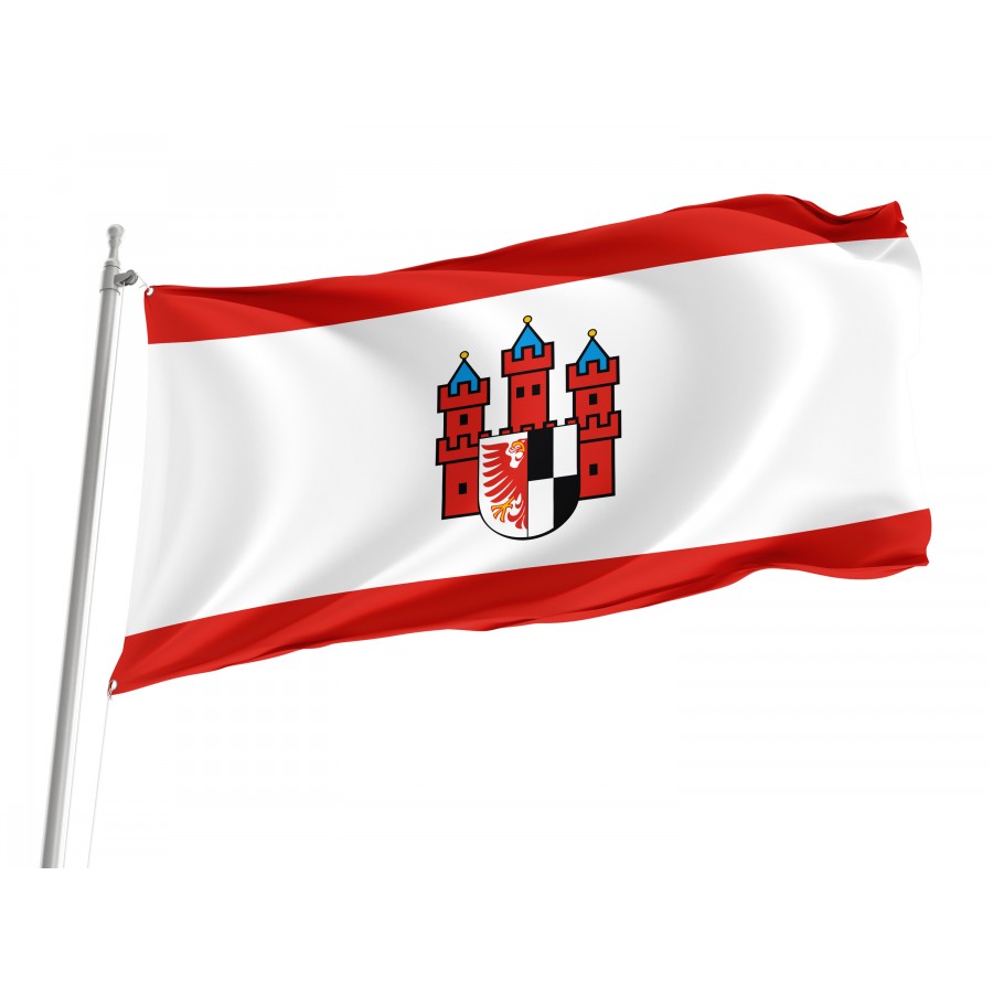 Flag Of Olecko, Patriotic Flags, Unique Design Print, Flags For Indoor & Outdoor Use - High Quality Poland for Indoor and Outdoor Use
