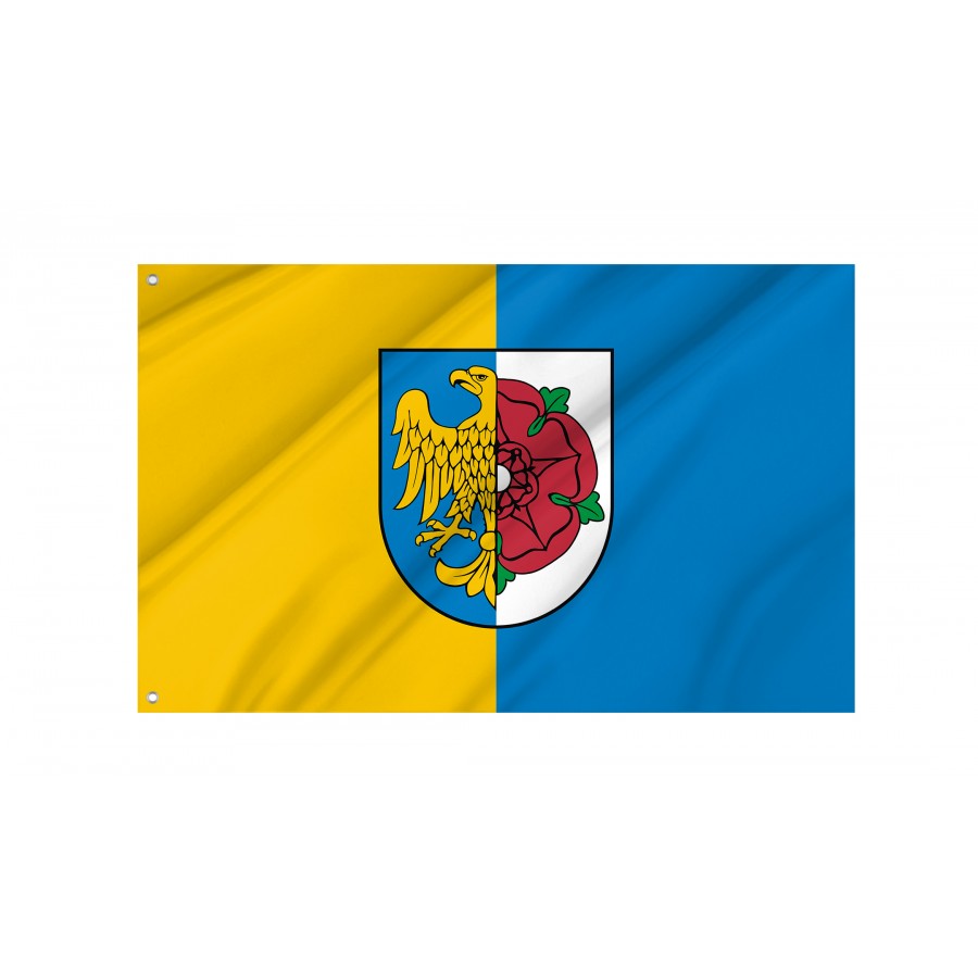 Flag Of Olesno, Patriotic Flags, Unique Design Print, Flags For Indoor & Outdoor Use - High Quality Poland for Indoor and Outdoor Use