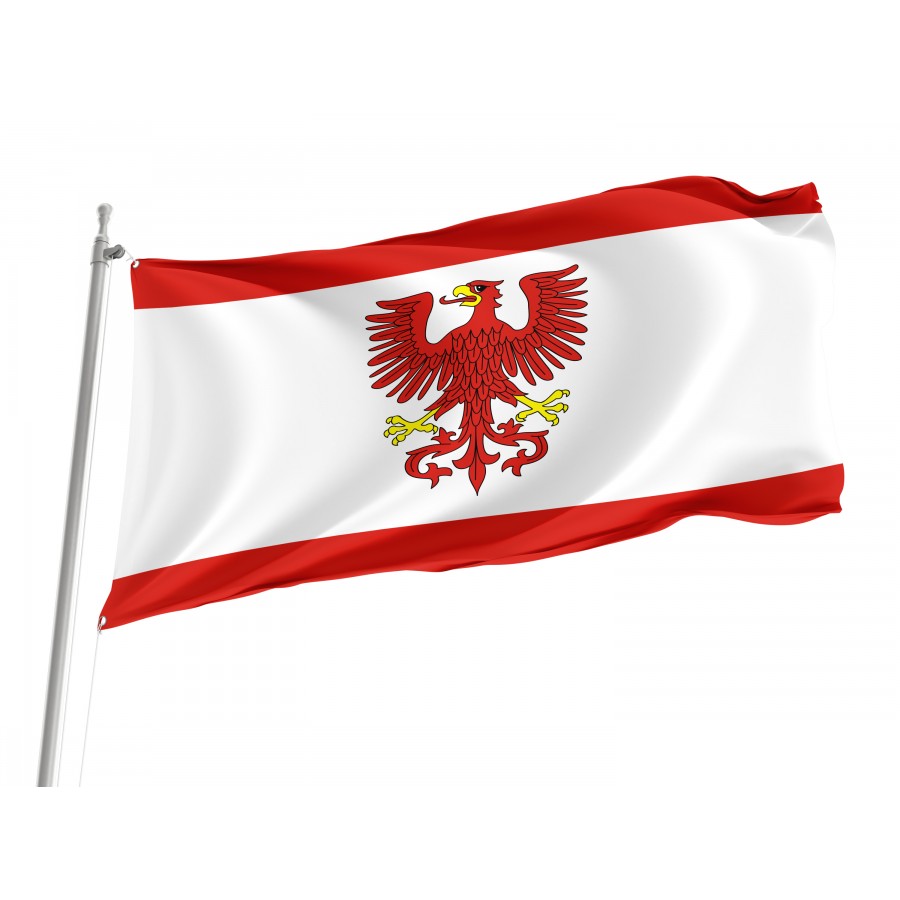 Flag Of Osno Lubuskie, Patriotic Flags, Unique Design Print, Flags For Indoor & Outdoor Use - High Quality Poland for Indoor and Outdoor Use