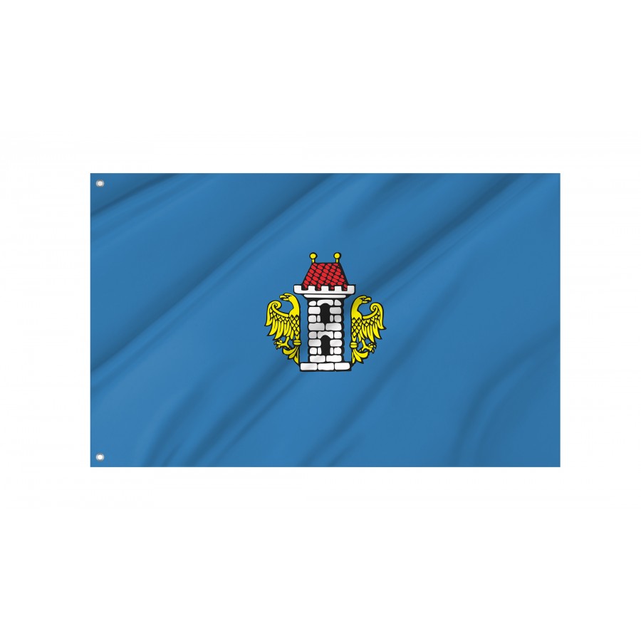 Flag Of Oswiecim, Patriotic Flags, Unique Design Print, Flags For Indoor & Outdoor Use - High Quality Poland for Indoor and Outdoor Use