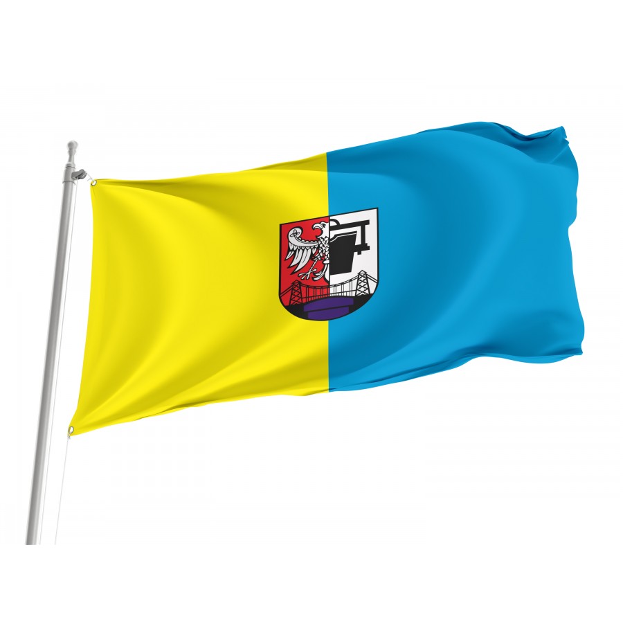 Flag Of Ozimek, Patriotic Flags, Unique Design Print, Flags For Indoor & Outdoor Use - High Quality Poland for Indoor and Outdoor Use