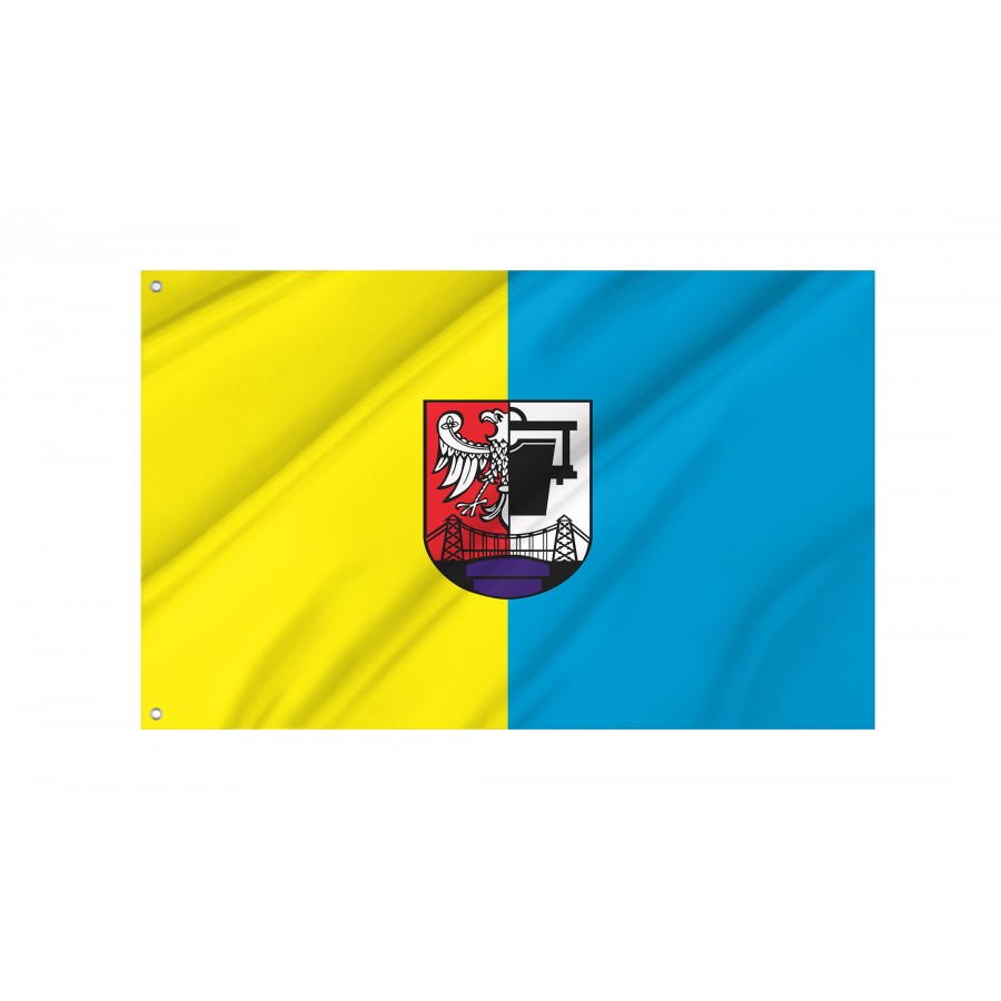 Flag Of Ozimek, Patriotic Flags, Unique Design Print, Flags For Indoor & Outdoor Use - High Quality Poland for Indoor and Outdoor Use