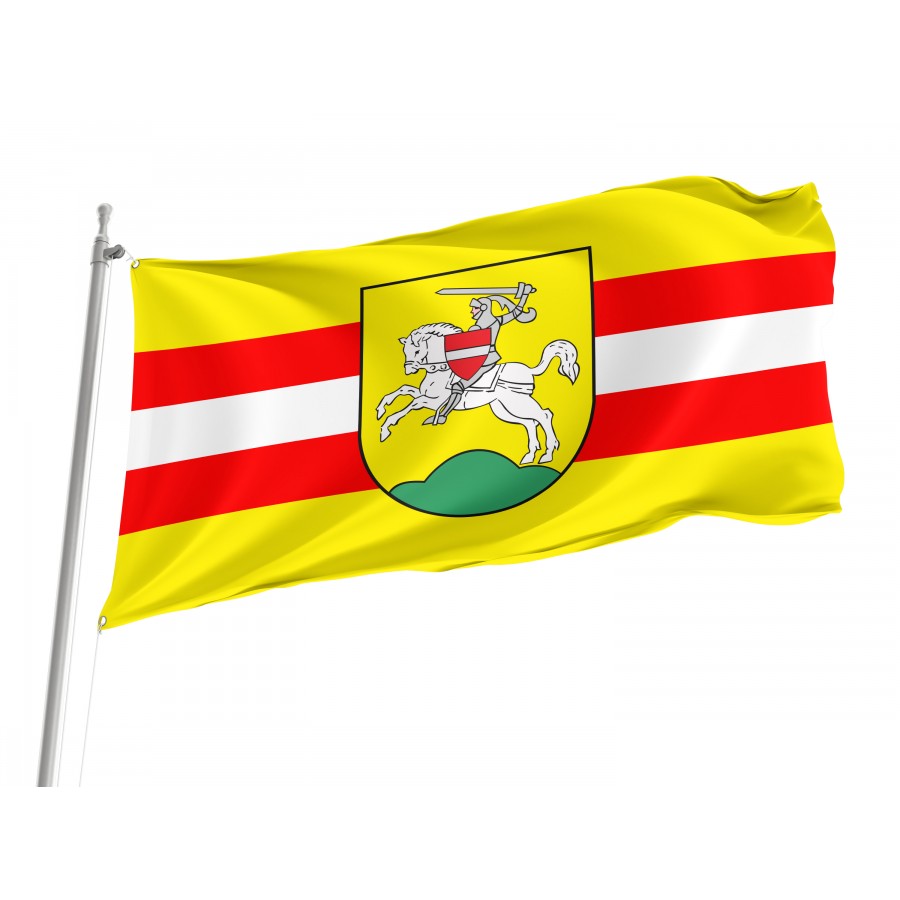 Flag Of Paslek, Patriotic Flags, Unique Design Print, Flags For Indoor & Outdoor Use - High Quality Poland for Indoor and Outdoor Use