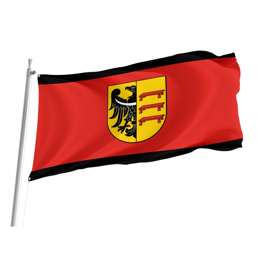 Flag Of Pilawa Gorna, Patriotic Flags, Unique Design Print, Flags For Indoor & Outdoor Use - High Quality Poland for Indoor and Outdoor Use