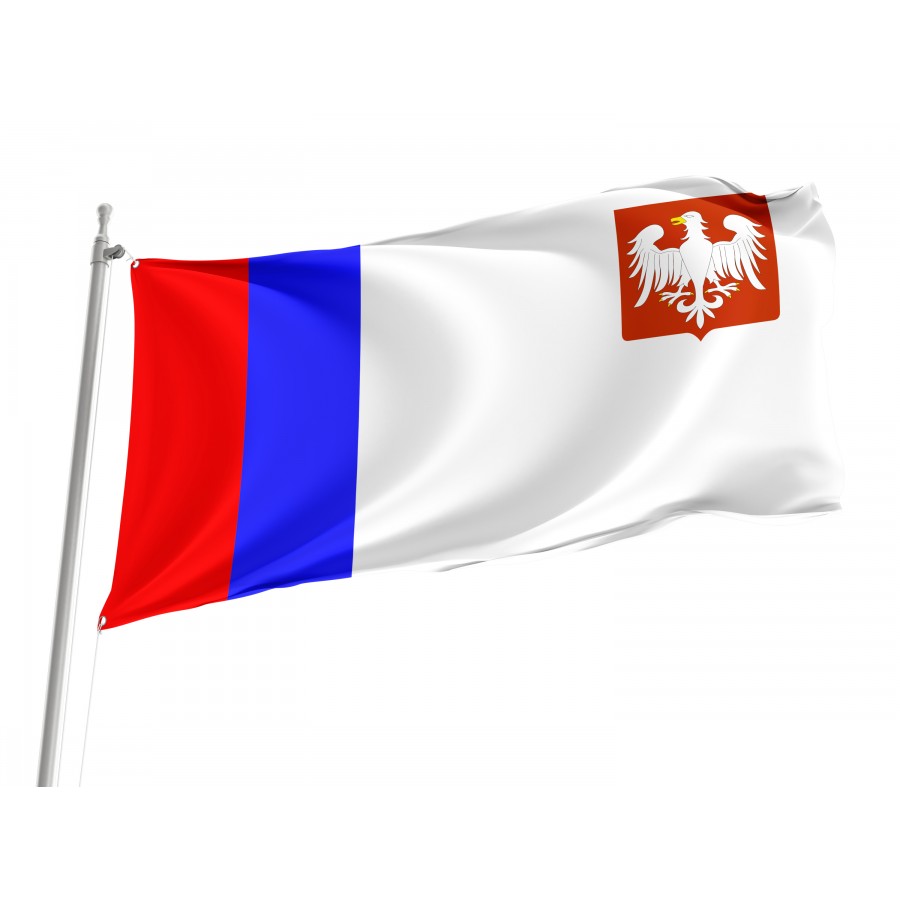 Flag Of Piotrkow Trybunalski, Patriotic Flags, Unique Design Print, Flags For Indoor & Outdoor Use - High Quality Poland for Indoor and Outdoor Use