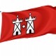 Flag of Plonsk, Patriotic Flags, Unique Design Print, Flags for Indoor & Outdoor Use - Imagine 1