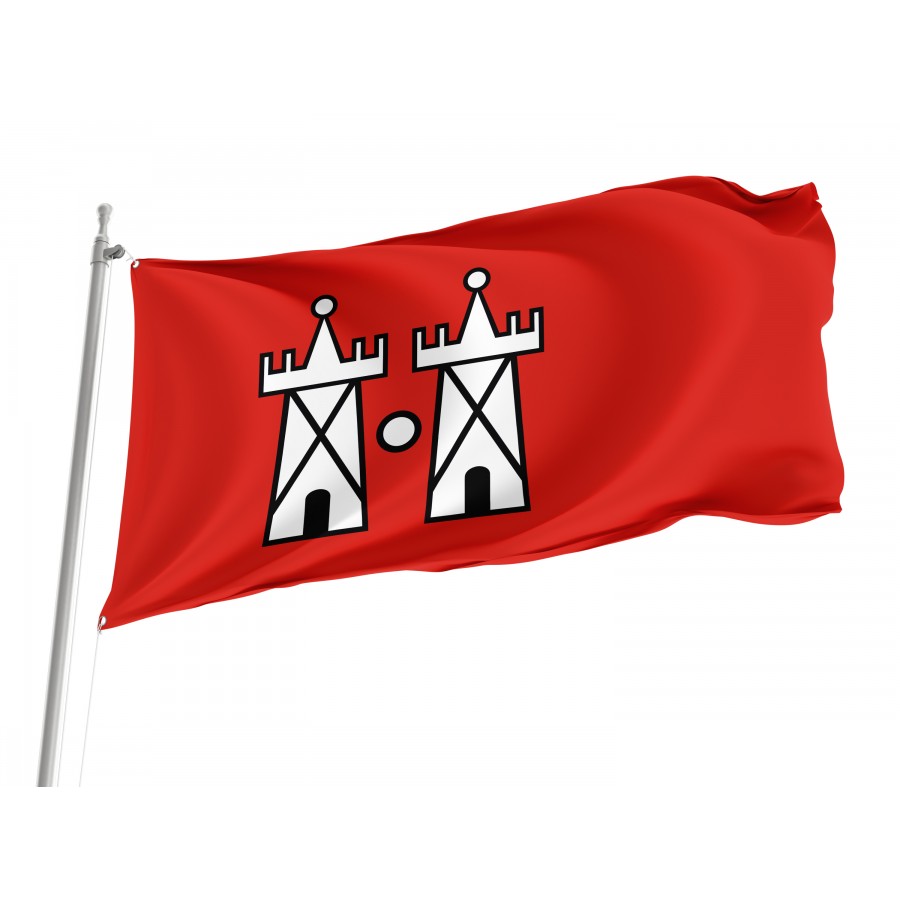 Flag Of Plonsk, Patriotic Flags, Unique Design Print, Flags For Indoor & Outdoor Use - High Quality Poland for Indoor and Outdoor Use