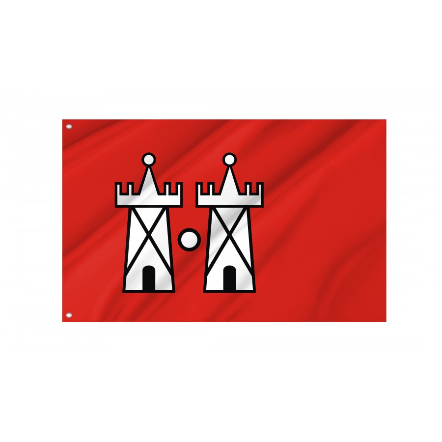 Flag Of Plonsk, Patriotic Flags, Unique Design Print, Flags For Indoor & Outdoor Use - High Quality Poland for Indoor and Outdoor Use