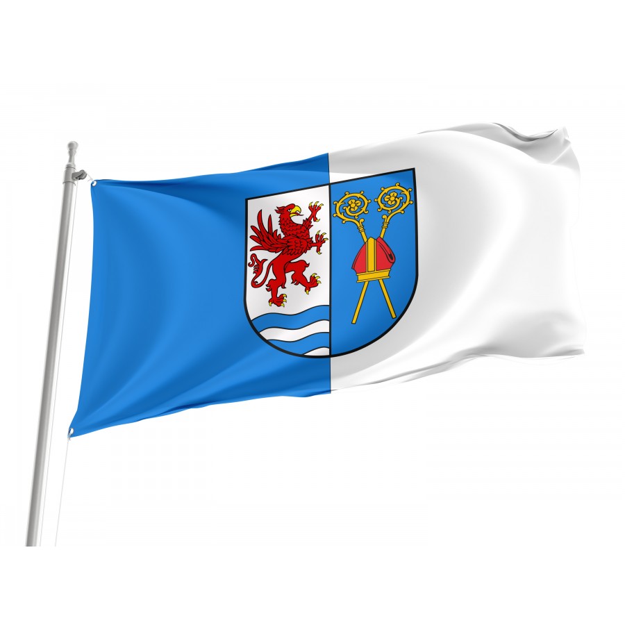 Flag Of Powiat Kolobrzeski, Patriotic Flags, Unique Design Print, Flags For Indoor & Outdoor Use - High Quality Poland for Indoor and Outdoor Use
