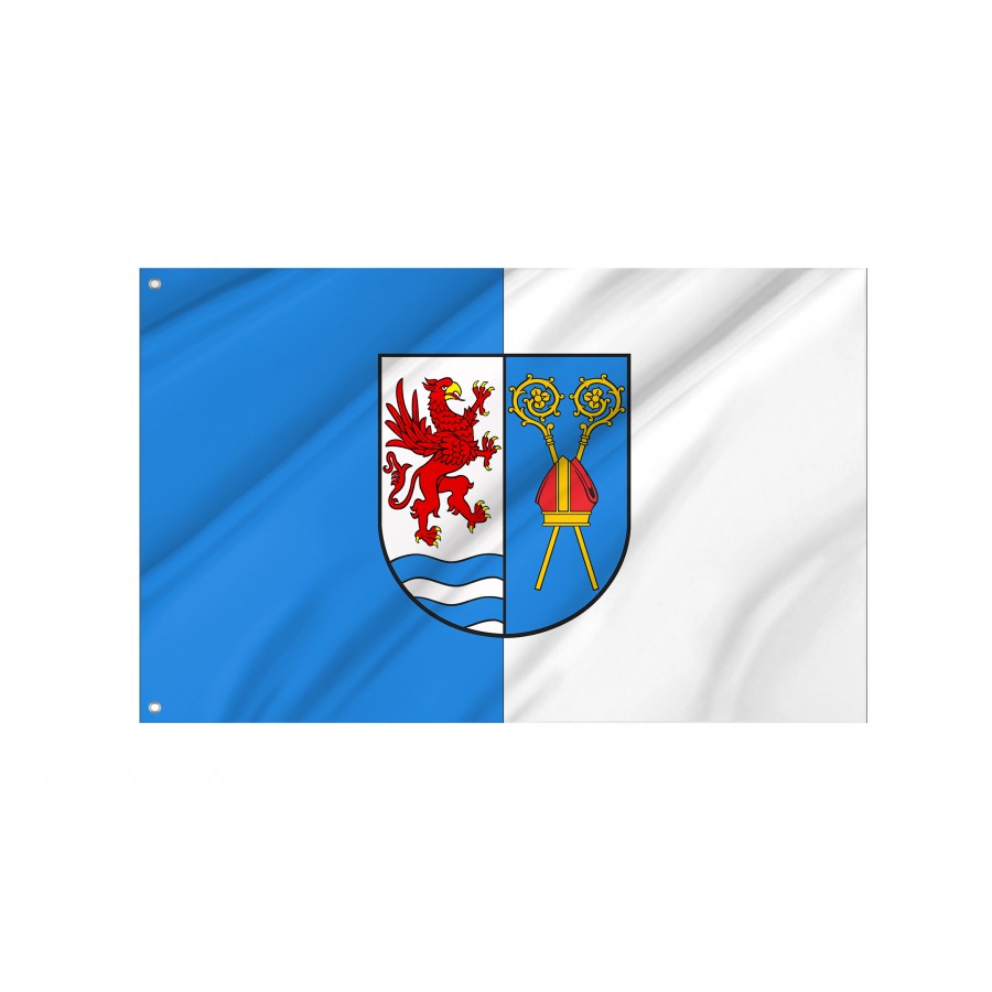 Flag Of Powiat Kolobrzeski, Patriotic Flags, Unique Design Print, Flags For Indoor & Outdoor Use - High Quality Poland for Indoor and Outdoor Use
