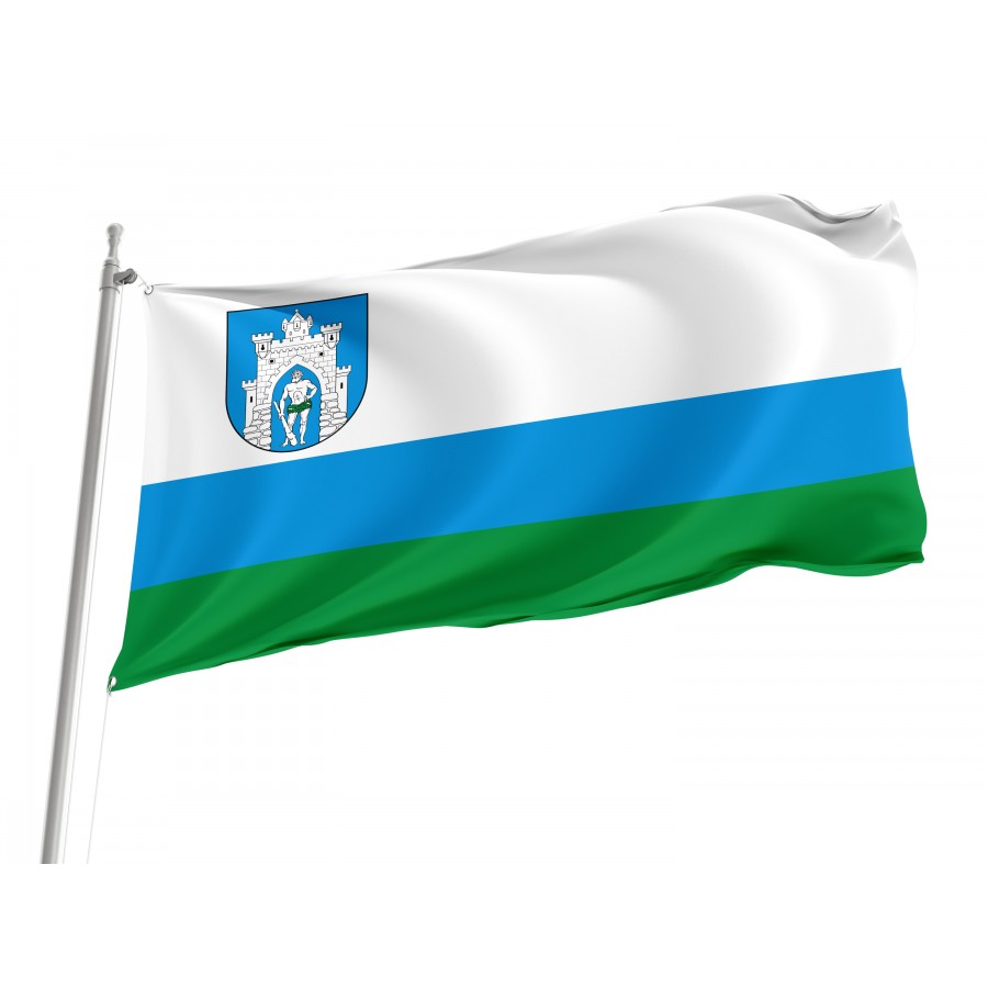 Flag Of Prabuty, Patriotic Flags, Unique Design Print, Flags For Indoor & Outdoor Use - High Quality Poland for Indoor and Outdoor Use