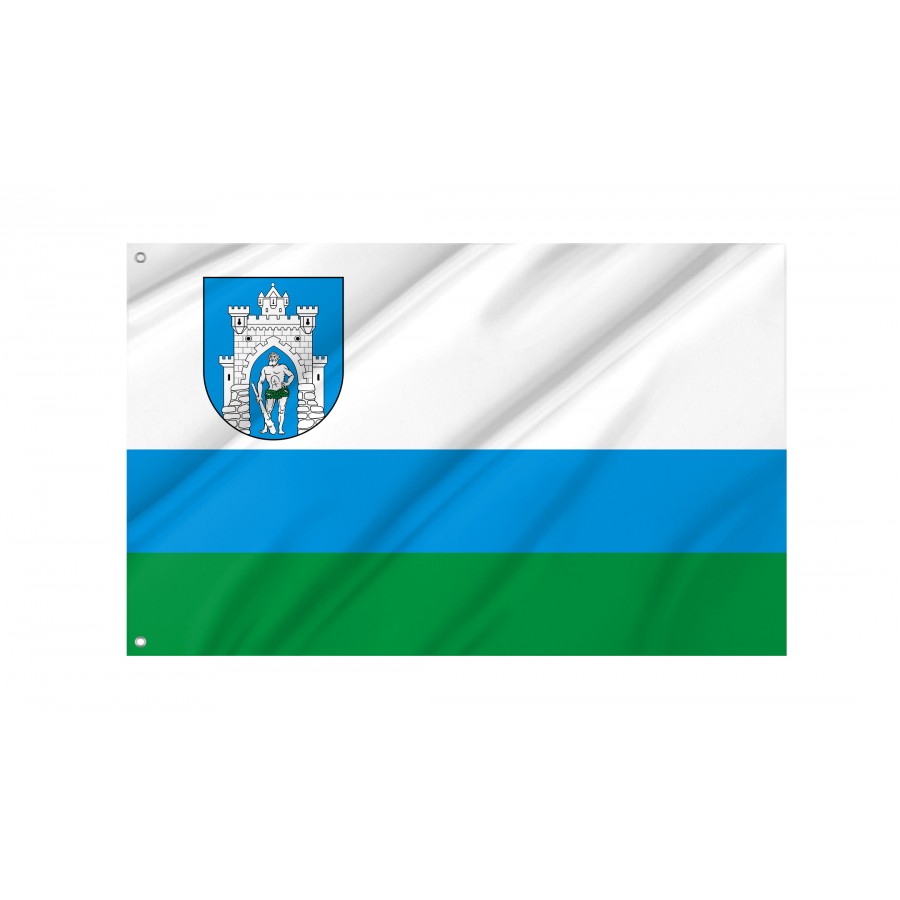 Flag Of Prabuty, Patriotic Flags, Unique Design Print, Flags For Indoor & Outdoor Use - High Quality Poland for Indoor and Outdoor Use