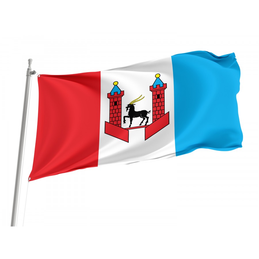 Flag Of Praszka, Patriotic Flags, Unique Design Print, Flags For Indoor & Outdoor Use - High Quality Poland for Indoor and Outdoor Use