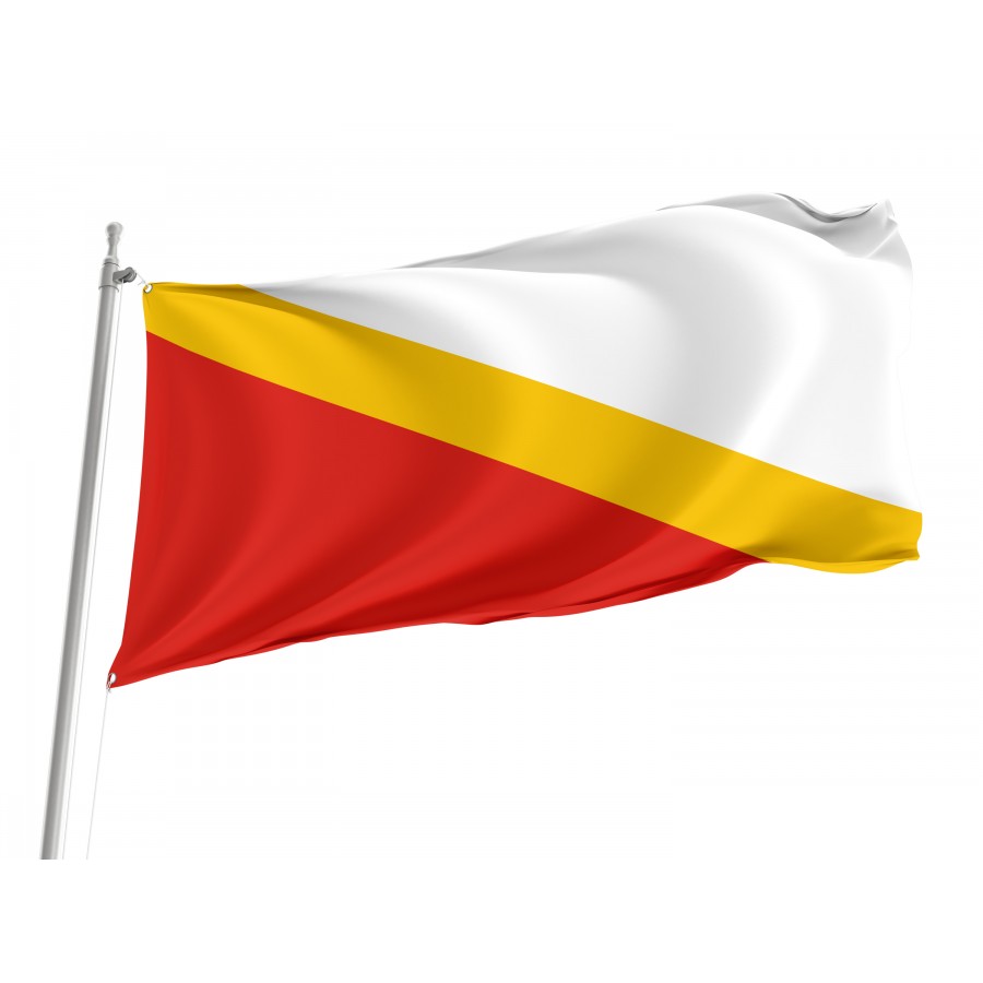 Flag Of Proszowice, Patriotic Flags, Unique Design Print, Flags For Indoor & Outdoor Use - High Quality Poland for Indoor and Outdoor Use